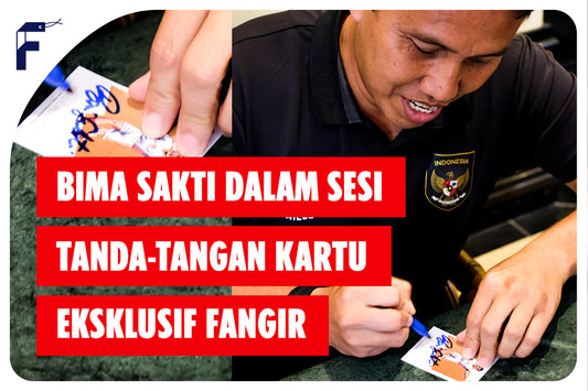 Bima Sakti Tandatangan Kartu FanGir