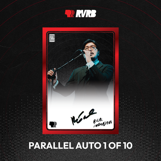 RVRB Trading Card - Bilal Indrajaya Parallel Auto Red 1 of 10