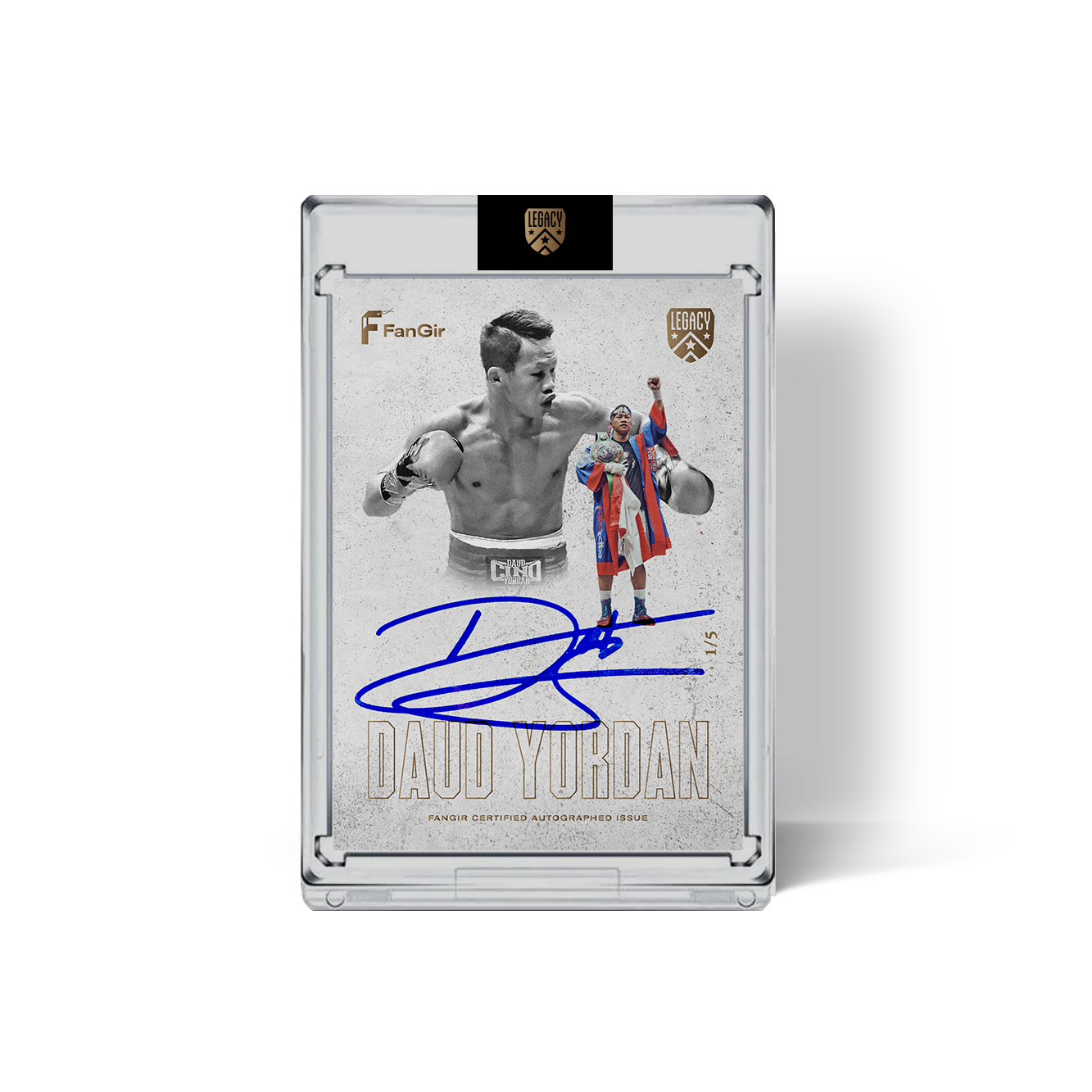 Daud Yordan Legacy - #/5 Limited Autograph Card