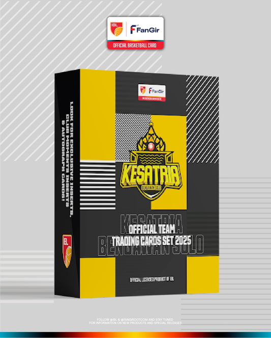 IBL: Official Kesatria Bengawan Solo 2025 Team Trading Card Box Set