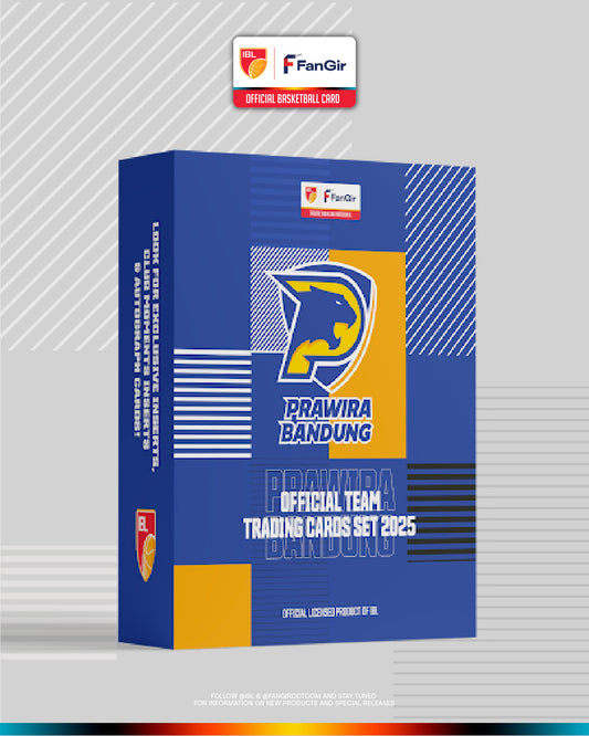 IBL: Official Prawira Bandung 2025 Team Trading Card Box Set