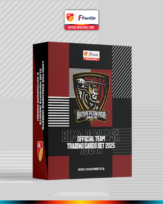 IBL: Official Bima Perkasa Jogja 2025 Team Trading Card Box Set