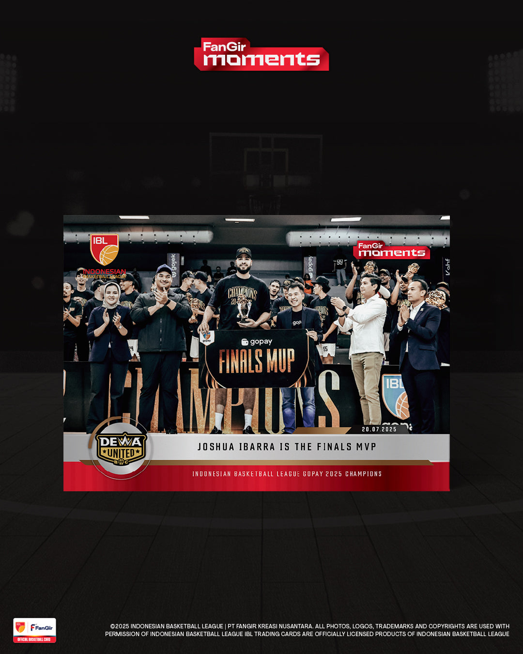 IBL x FanGir Moments: IBL 2025 Champions – Dewa United