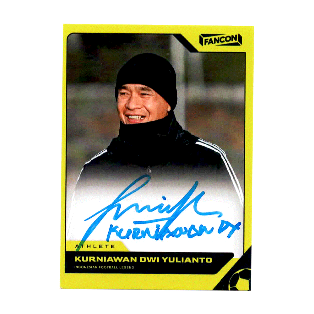 FANCON 2025 Kurniawan Dwi Yulianto Autograph Trading Card