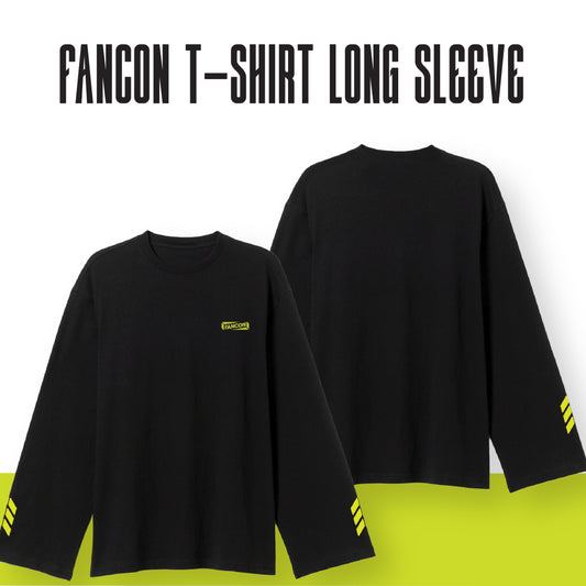 FanCon Exclusive Merch T-Shirt Black Long Sleeve