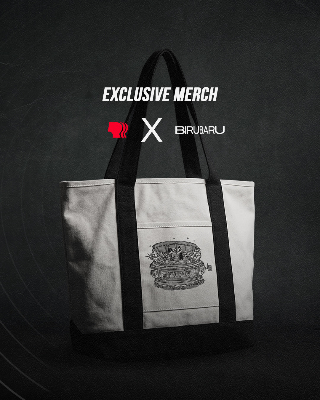 Totebag RVRB x Biru Baru
