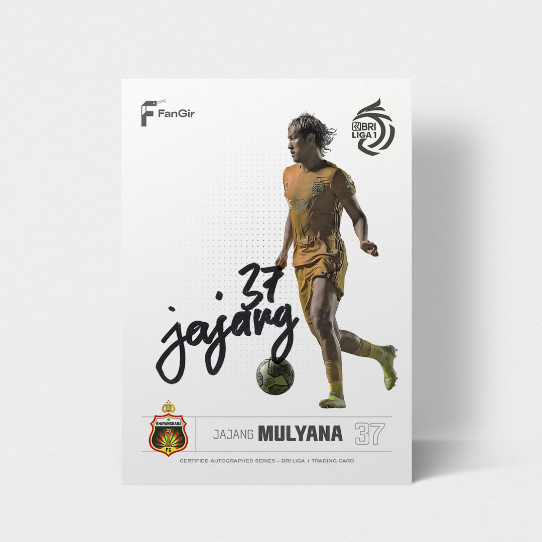 Trading Card Kartu Bola Liga 1 Jajang