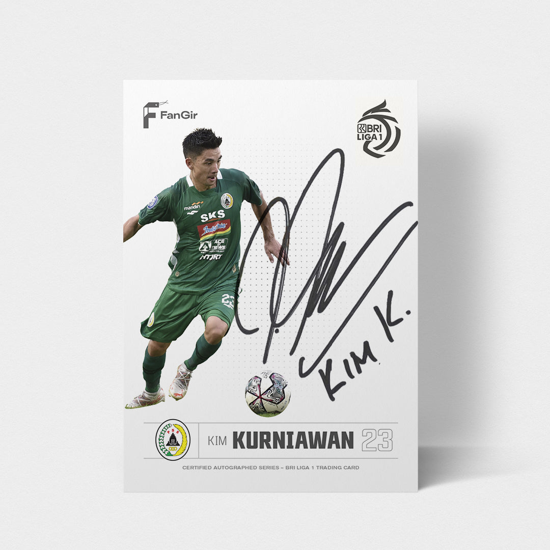 Trading Card Kartu Bola Liga 1 KIM Kurniawan