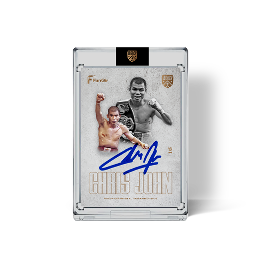Chris John Legacy - #/5 Limited Autograph Card - Gold
