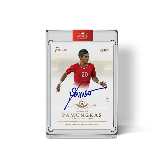 Bambang Pamungkas - #/5 Autograph Card - Gold