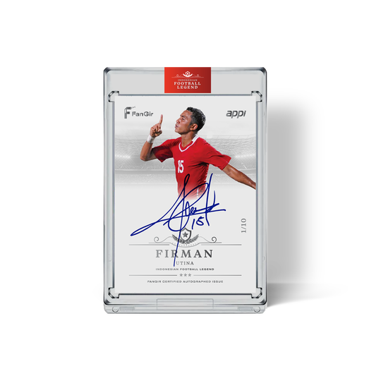Firman Utina - #/10 Autograph Card - Silver