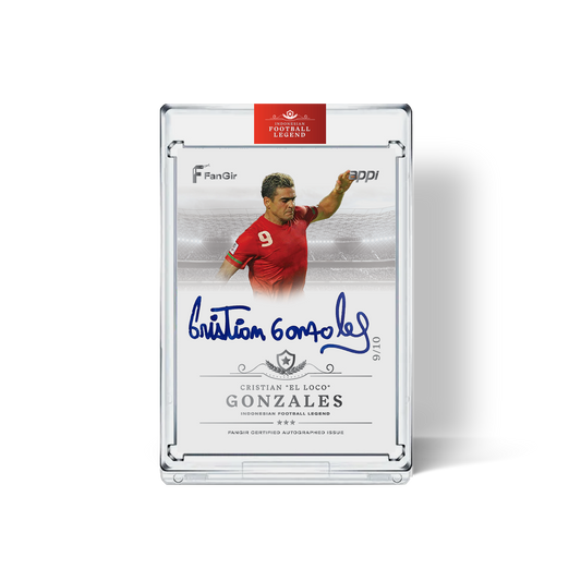 Cristian 'El Loco' Gonzales - #/10 Autograph Card - Silver