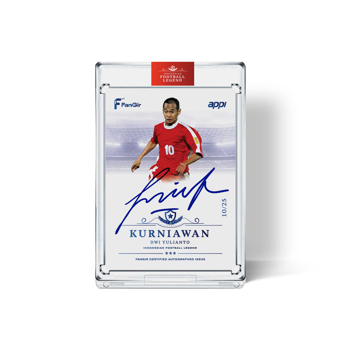 Kurniawan Dwi Yulianto - #/25 Autograph Card