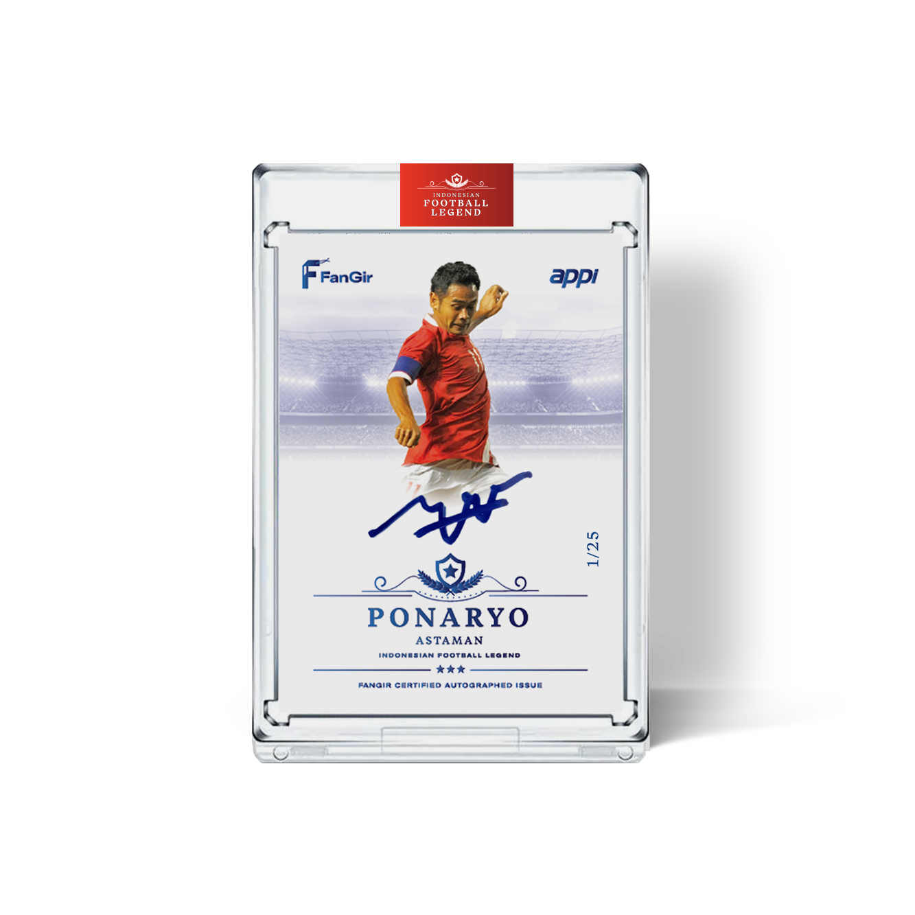 Ponaryo Astaman - #/25 Autograph Card - Blue