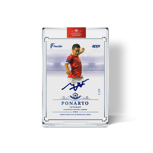 Ponaryo Astaman - #/25 Autograph Card - Blue