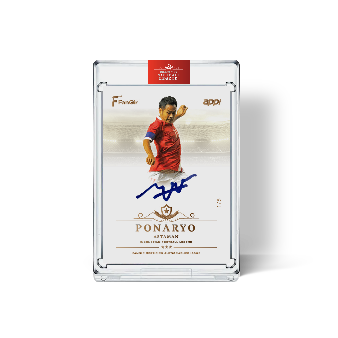Ponaryo Astaman - #/5 Autograph Card - Gold