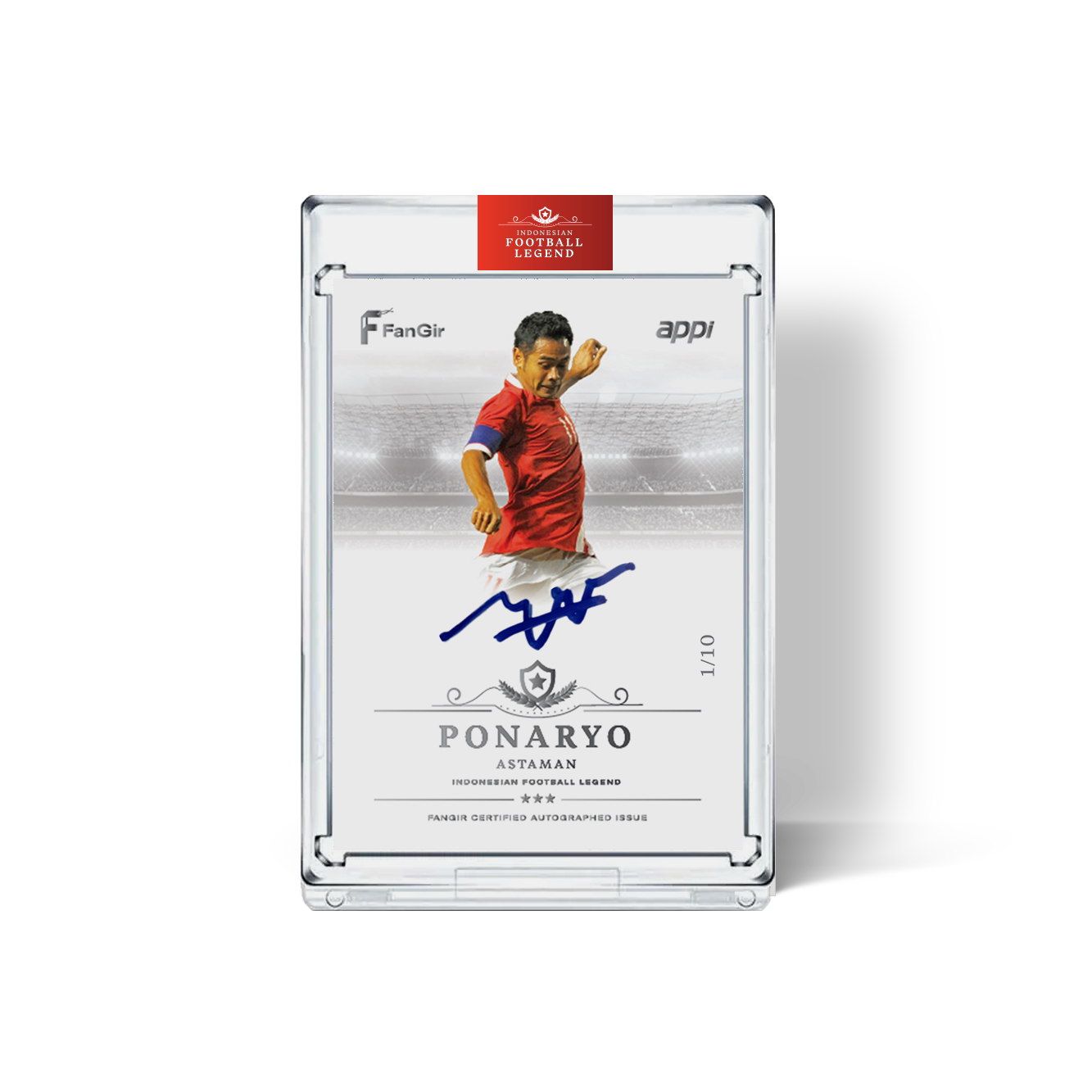 Ponaryo Astaman - #/10 Autograph Card - Silver
