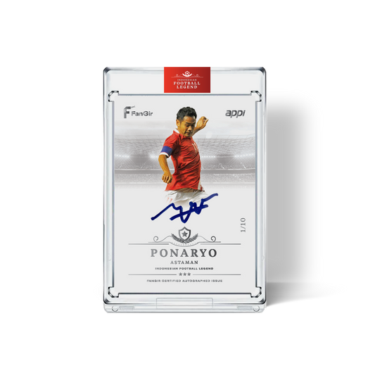 Ponaryo Astaman - #/10 Autograph Card - Silver