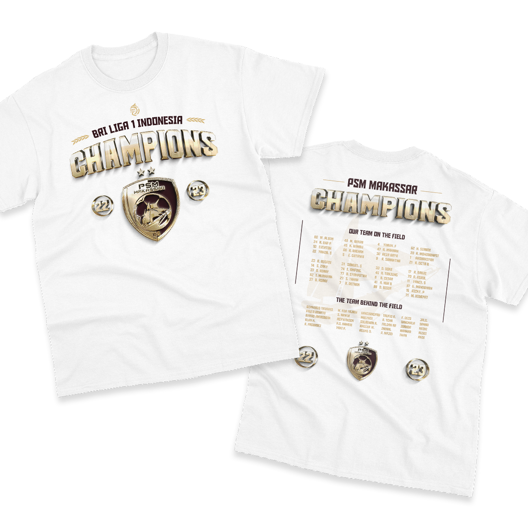 PSM Champions T-shirt 2022 2023 BRI liga 1