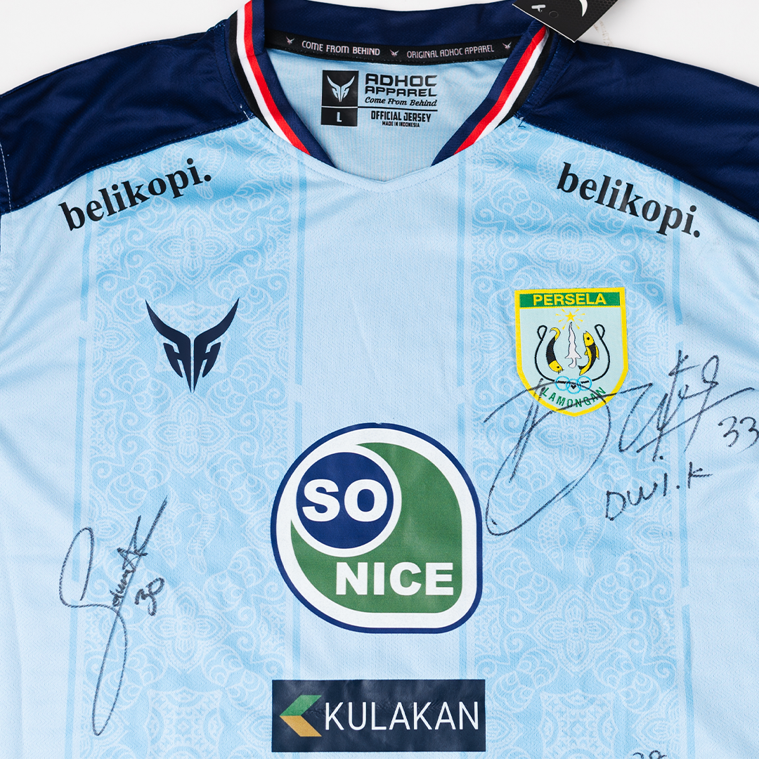 Persela Lamongan - Autographed Jersey BRI Liga 1 2021/2022 (HOME)