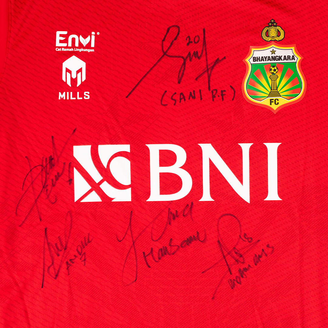 Bhayangkara FC - Autographed Jersey BRI Liga 1 2021/2022 (AWAY)