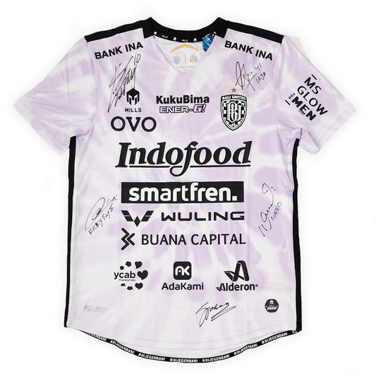 Bali United - Autographed Jersey BRI Liga 1 2021/2022 (AWAY)