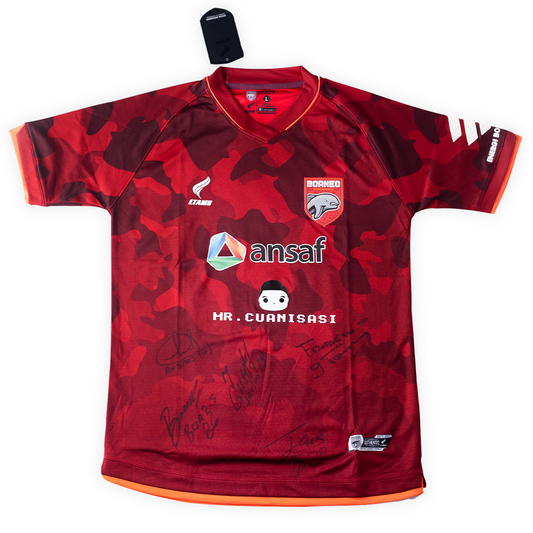 Borneo FC – Autographed Jersey BRI Liga 1 2021/2022 (HOME)