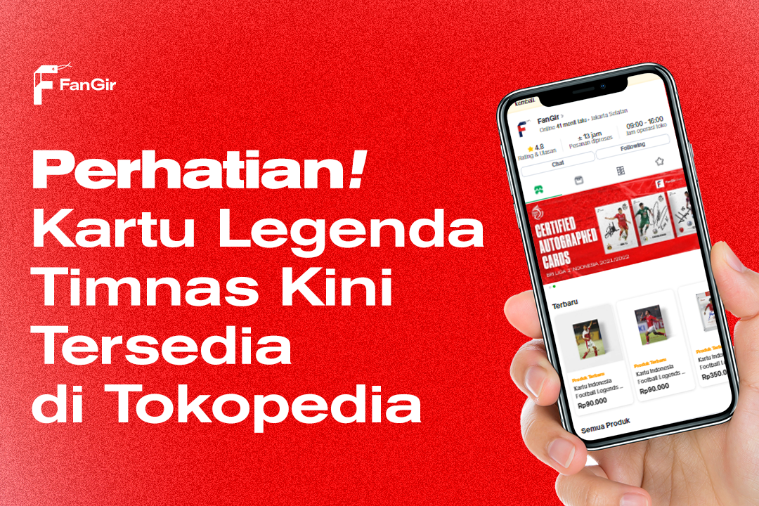 Kartu Legenda Timnas Tokopedia