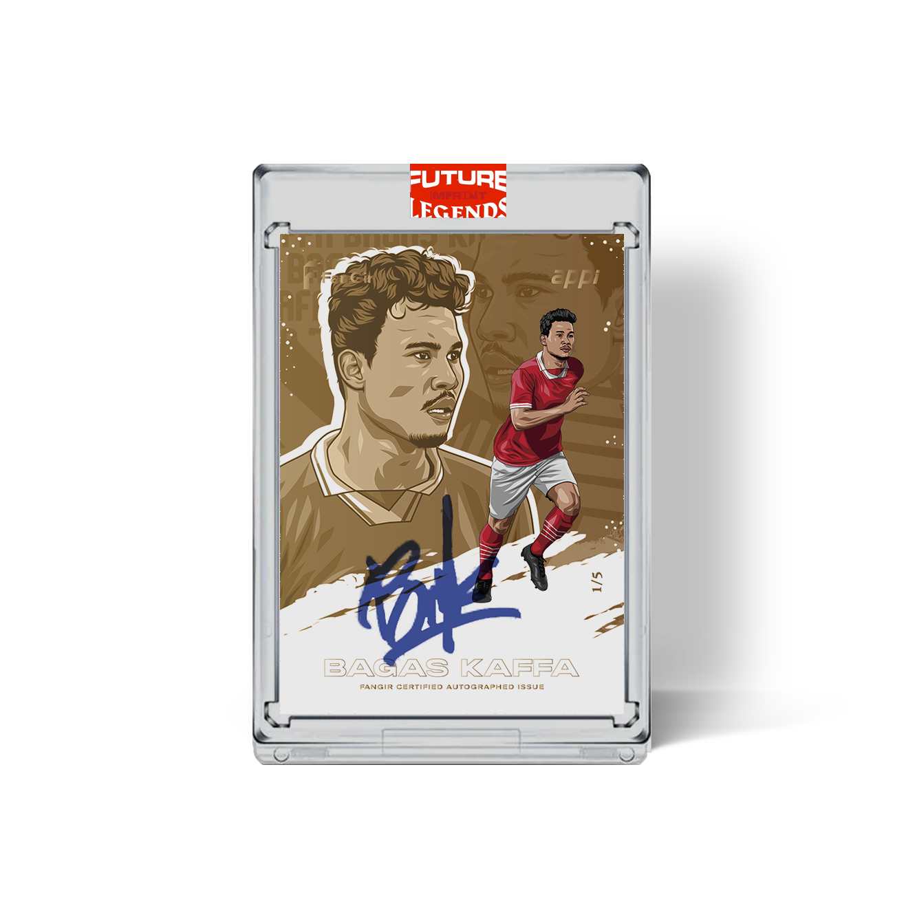 Imprint Future - Bagas Kaffa - #/5 Limited Autograph Card