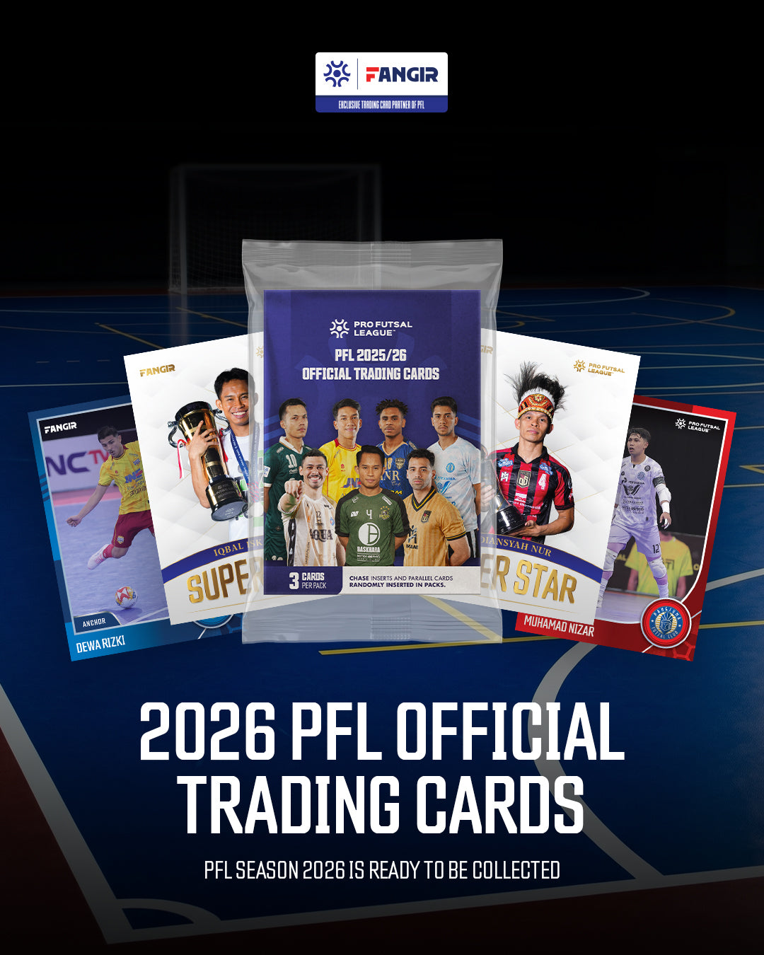 [Pack - 3 Cards]  FANGIR x PFL Trading Card 2025/26