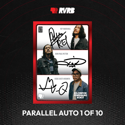 RVRB Trading Card - Kelompok Penerbang Roket Parallel Auto Red 1 of 10