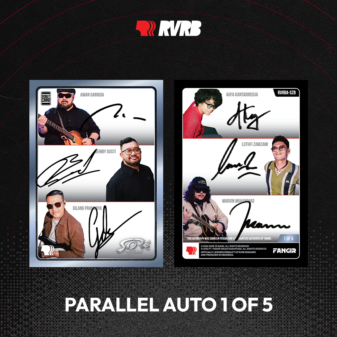 RVRB Trading Card - Sore Parallel Auto Cyan 1 of 5