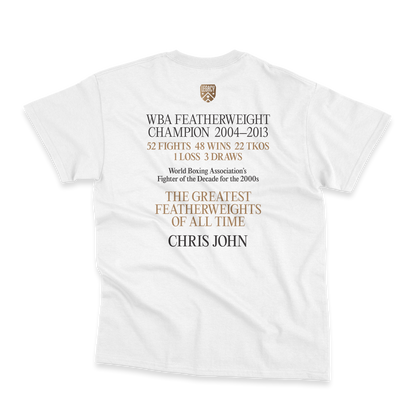 Chris John Heavyweight T-shirts [History] Back