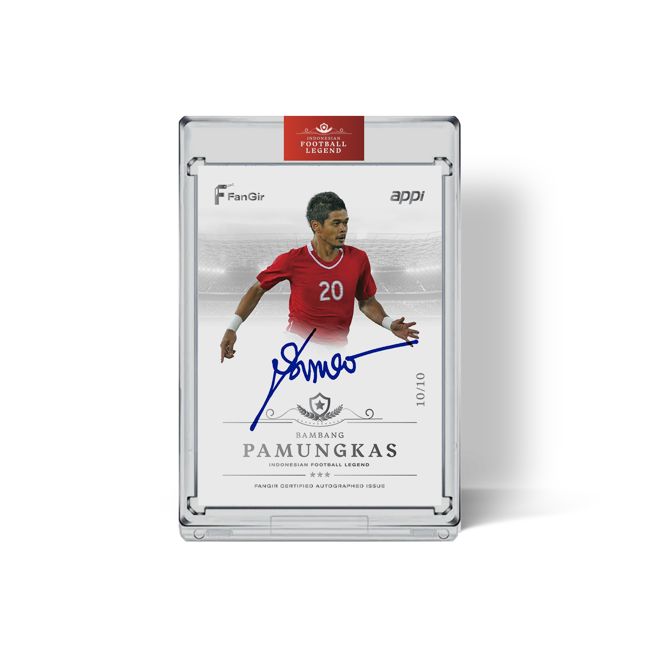 Bambang Pamungkas - #/10 Autograph Card - Silver