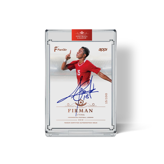 [Auction] Firman Utina Autograph Card 15/100 - Copper