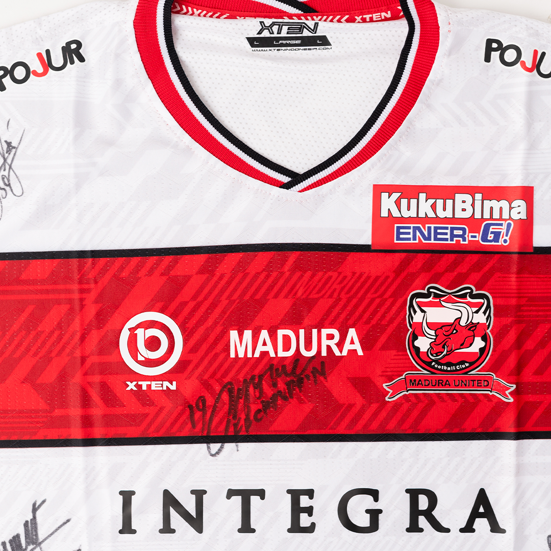 Madura United FC – Autographed Jersey BRI Liga 1 2021/2022 (HOME)