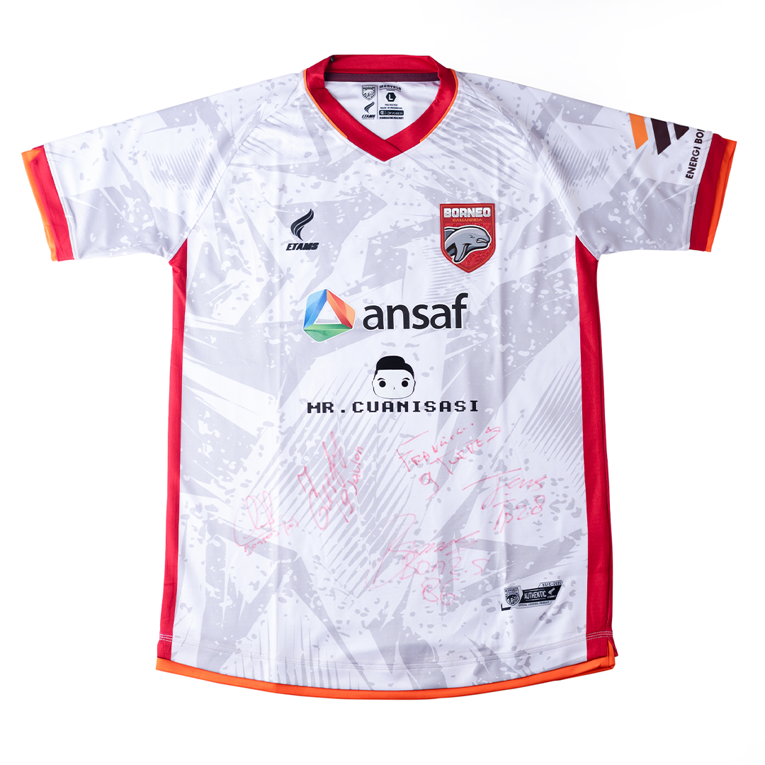 Borneo FC – Autographed Jersey BRI Liga 1 2021/2022 (AWAY)